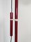 Burgundy Enameled Metal Floor Lamp with White Acrylic Glass Diffuser & Counterbalanced Up-Down Movement by Luigi Bandini Buti for Kartell, 1965, Image 4