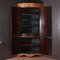 English Regency Bow Fronted Corner Cupboard 9