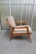 Fauteuil Scandinave en Bois et Tissu, 1960s 12