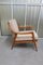 Scandinavian Wood and Fabric Armchair, 1960s, Image 12