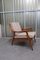 Scandinavian Wood and Fabric Armchair, 1960s 2