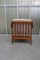 Fauteuil Scandinave en Bois et Tissu, 1960s 8