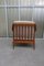 Scandinavian Wood and Fabric Armchair, 1960s, Image 8