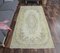 Vintage Turkish Oushak Handmade Wool Rug 2