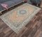 Vintage Turkish Oushak Handmade Wool Rug 3