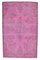 Pink Vintage Handmade Wool Rug, Image 1