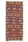 Vintage Turkish Kilim Runner Rug, Image 1