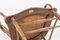 Sedia Clerks in legno curvato con seduta in pelle, Immagine 8