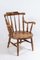 Low Back Windsor Armchair in Solid Elm Wood, Image 1