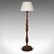 Antique Black Forest Edwardian Oak Standard Lamp 2