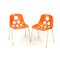 Chaises de Salon Mid-Century par Paris pour Sicopal, 1972, Set de 2 1