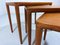 Tables Gigognes en Teck par HW Klein pour Bramin, Danemark, 1960s 9