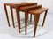 Danish Teak Nesting Tables by HW Klein for Bramin, 1960s, Image 2