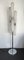 Lámpara de pie italiana de cristal de Murano, metal y cromo de Mazzega, años 70, Imagen 1