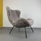 German Light Gray Madame Cocktail Chairs by Fritz Neth for Correcta, 1950s 2