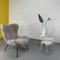 German Light Gray Madame Cocktail Chairs by Fritz Neth for Correcta, 1950s, Image 5