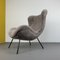 German Light Gray Madame Cocktail Chairs by Fritz Neth for Correcta, 1950s 10