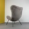 German Light Gray Madame Cocktail Chairs by Fritz Neth for Correcta, 1950s 8