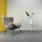 German Light Gray Madame Cocktail Chairs by Fritz Neth for Correcta, 1950s 4