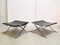 Vintage Barcelona Stool by Mies Van Der Rohe for Knoll, 1950s, Set of 2, Image 1