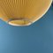 German Extendable Wall Lamp with Counterweight and Beige-Yellow Pleated Shade, 1950s, Image 7