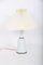 Large Vintage Heiberg Table Lamp with Shade from Søholm 1