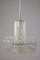 Mid-Century Glass Acrylic Glass Pendant Chandelier, 1960s, Image 1