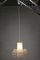 Lámpara de araña colgante Mid-Century de vidrio y metacrilato, años 60, Imagen 3