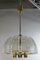 Lampada da soffitto MCM a forma di scodella in vetro di Doria per Doria Leuchten, anni '60, Immagine 1