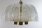 Glasrohr MCM Deckenlampe von Doria für Doria Leuchten, 1960er 8