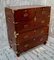 Victorian Teak Military Chest of Drawers 1