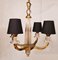 Vintage Art Deco Chandelier by Jacques Adnet, Image 1