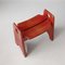 Red Stool by Gilbert Marklund for Furusnickarn AB, 1970s, Image 3