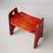 Red Stool by Gilbert Marklund for Furusnickarn AB, 1970s 2