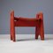 Red Stool by Gilbert Marklund for Furusnickarn AB, 1970s 9