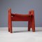 Red Stool by Gilbert Marklund for Furusnickarn AB, 1970s, Image 9