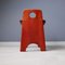 Red Stool by Gilbert Marklund for Furusnickarn AB, 1970s 6