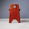 Red Stool by Gilbert Marklund for Furusnickarn AB, 1970s, Image 6