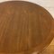 Round Danish Teak & Rattan Coffee Table by Johannes Andersen for Silkeborg, 1960s 5