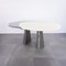 Oval Extendable Wood Dining Table, 1980s, Image 3