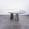 Oval Extendable Wood Dining Table, 1980s 1