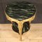 Gilded & Lacquered Coffee Table with Faux Marble, Image 5