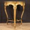 Tavolino da caffè dorato e laccato con effetto marmo, Immagine 7