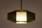 Large Scandinavian Modern Green Glass Pendant Lamp by Carl Fagerlund for Orrefors, 1960s, Image 17