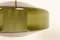 Large Scandinavian Modern Green Glass Pendant Lamp by Carl Fagerlund for Orrefors, 1960s, Image 14