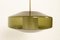 Large Scandinavian Modern Green Glass Pendant Lamp by Carl Fagerlund for Orrefors, 1960s 9