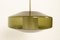 Large Scandinavian Modern Green Glass Pendant Lamp by Carl Fagerlund for Orrefors, 1960s, Image 9