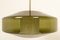 Large Scandinavian Modern Green Glass Pendant Lamp by Carl Fagerlund for Orrefors, 1960s, Image 2