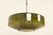 Large Scandinavian Modern Green Glass Pendant Lamp by Carl Fagerlund for Orrefors, 1960s 6