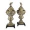 Antique German Solid Silver-Gilt Vases, 1880s, Set of 2 1